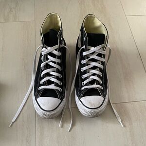 Black Converse Chuck Taylor All Star Canvas High Tops